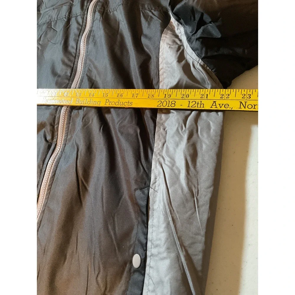 Whales Tail Boys‎ Jacket L Black Grey Fleece Lined Water Wind Resistant NWT